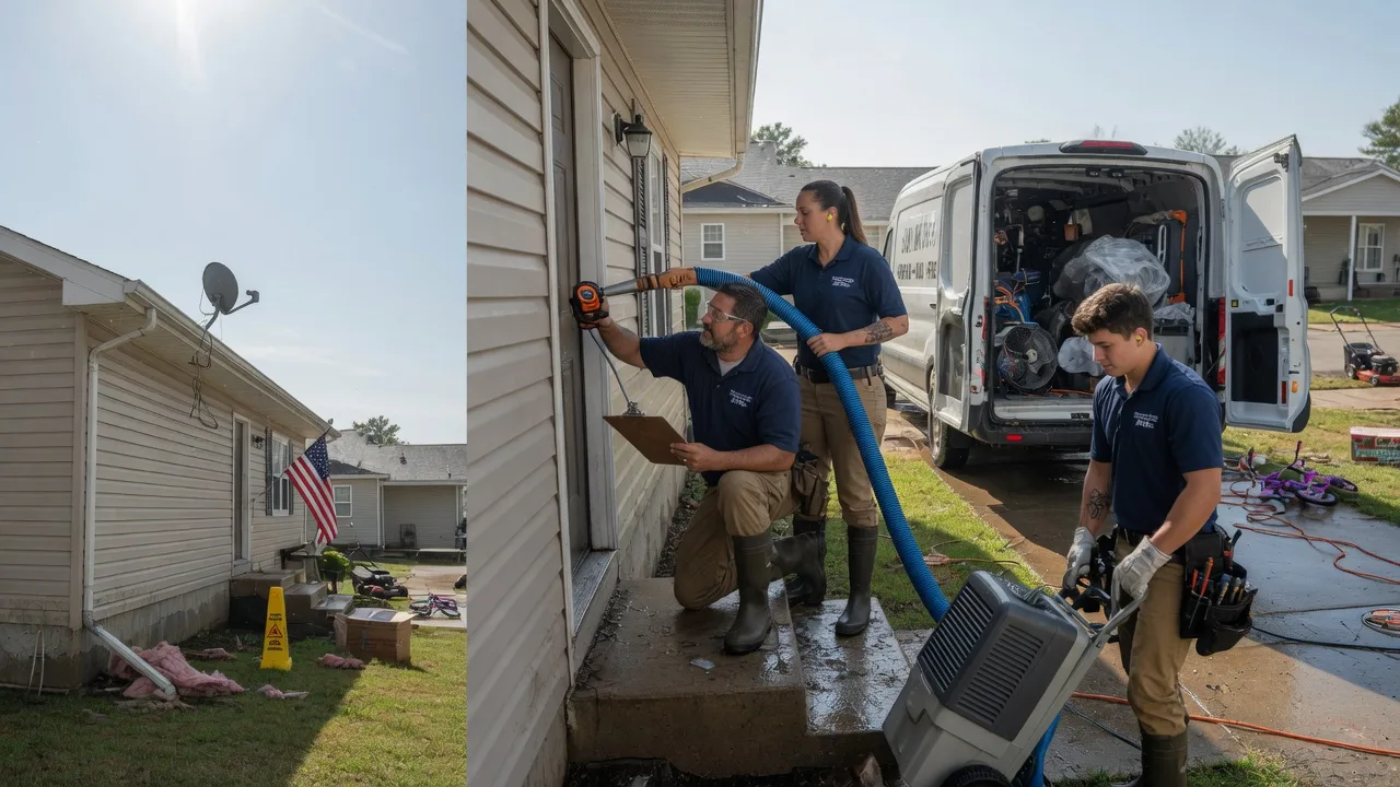 Ceiling Water Damage Restoration in Goodwin, AR near me